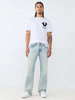 True Religion Blue Big T Billy Bootcut Solid Stretchable Jeans