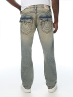 True Religion Blue Ricky Big T Stretchable Straight Fit Jeans