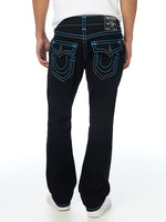 True Religion Men Ricky Suprer T Black Solid Straight Fit Jeans