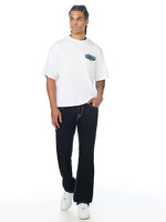 True Religion Men Ricky Suprer T Black Solid Straight Fit Jeans