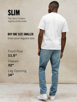 True Religion Blue Slim Fit Geno Embroidered Stretchable Jeans