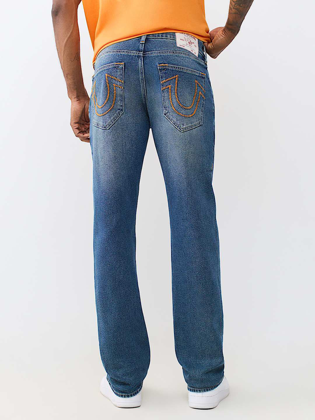 True Religion Blue Straight Fit Ricky SN Stretchable Jeans