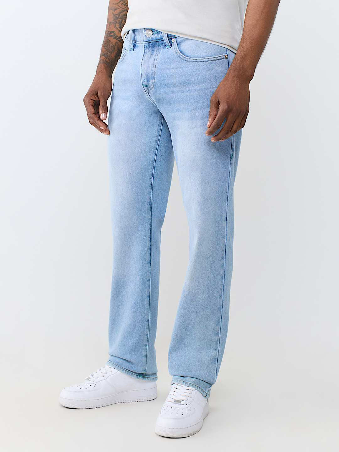True Religion Blue Straight Fit Ricky SN Stretchable Jeans