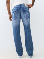 True Religion Blue Straight Fit Ricky Big T Stretchable Jeans
