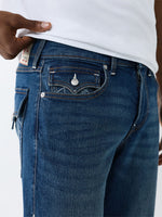 True Religion Blue Bootcut Billy SN Stretchable Jeans