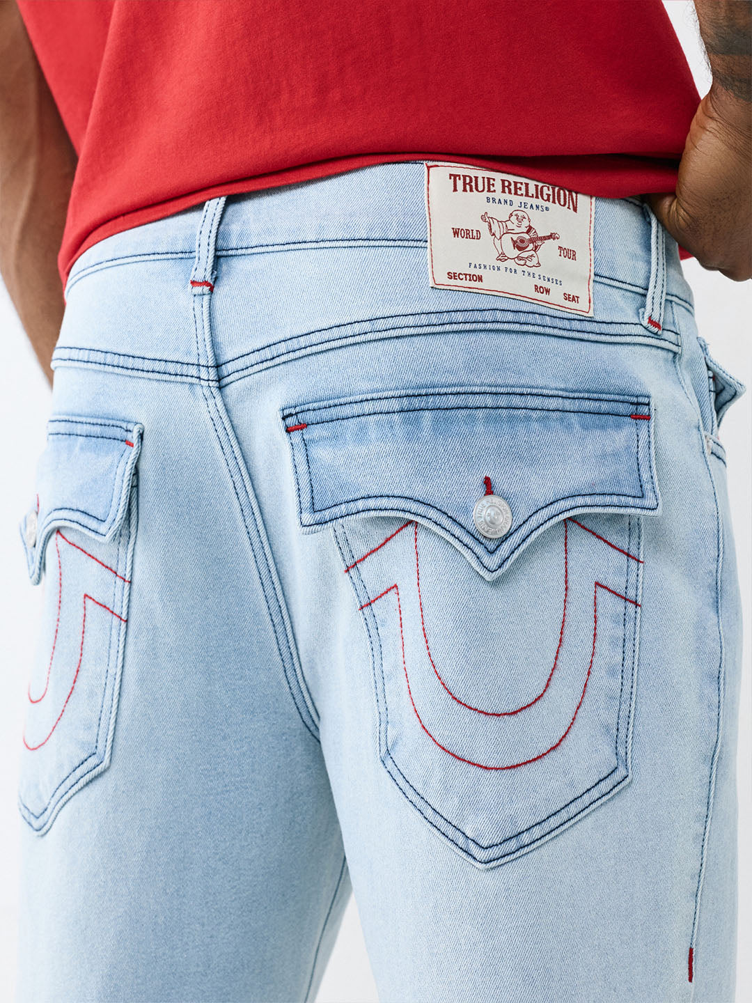 True Religion Blue Bootcut Billy SN Stretchable Jeans