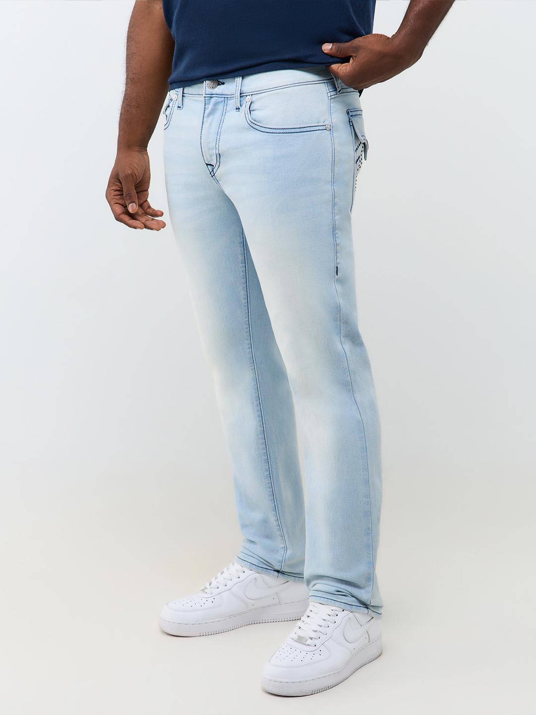 True Religion Blue Geno Studded SN Stretchable Slim Fit Jeans