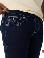 True Religion Men Geno Big T Navy Blue Solid Slim Fit Jeans