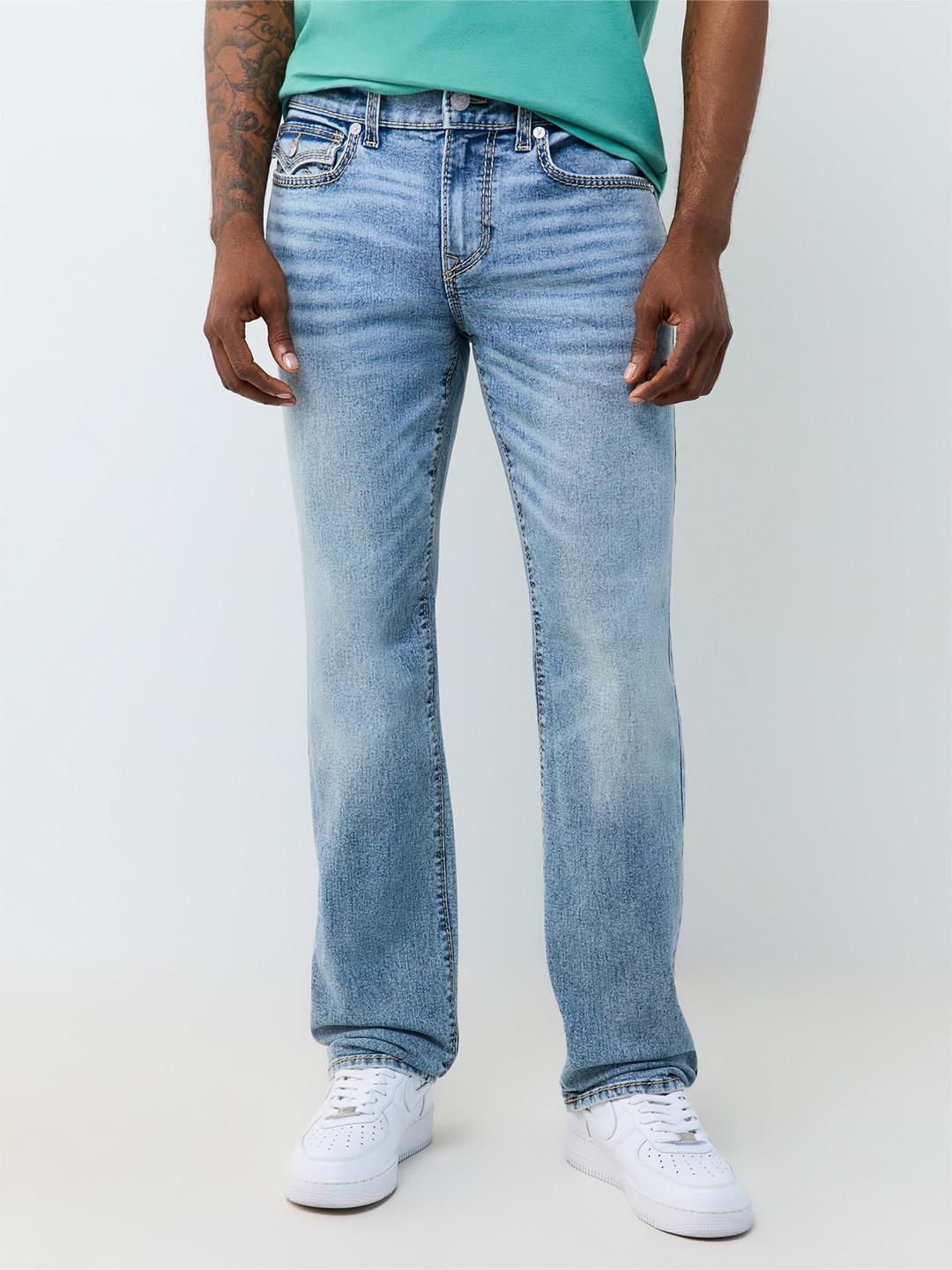 True Religion Blue Ricky Big T Stretchable Straight Fit Jeans