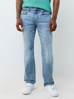 True Religion Blue Ricky Big T Stretchable Straight Fit Jeans