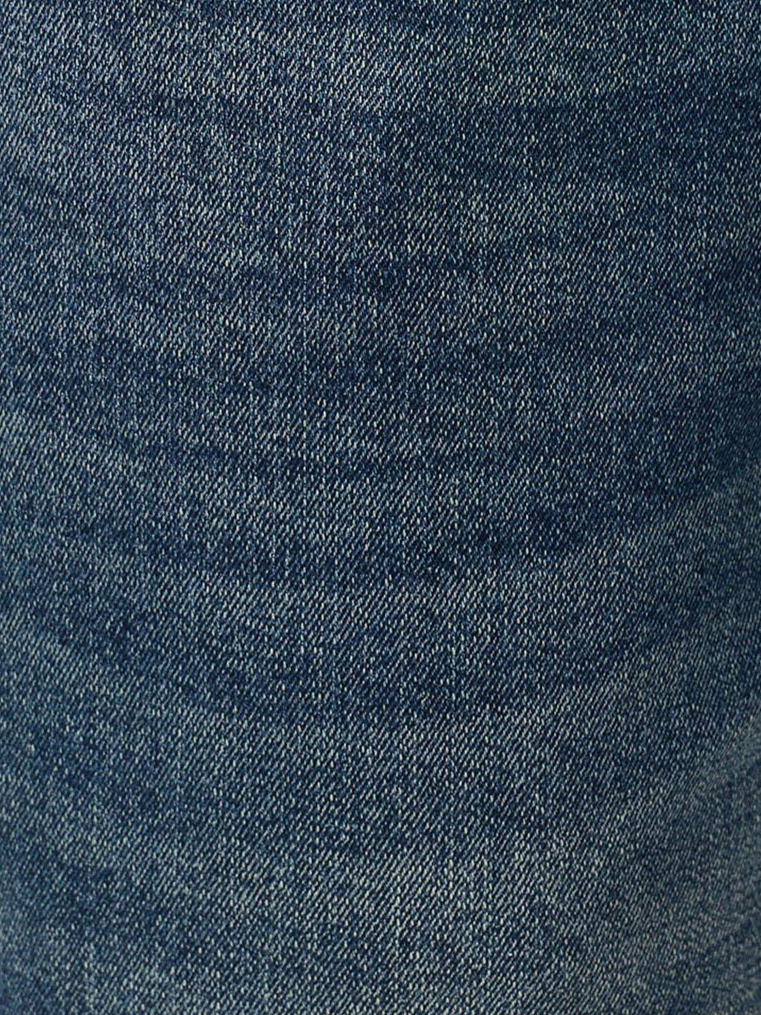 True Religion Men Ricky Big T Navy Blue Solid Straight Fit Jeans