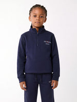 True Religion Boys Navy Blue Solid Regular Fit Sweatshirt