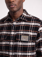 True Religion Black Regular Fit Checked Shirt