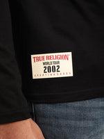 True Religion Black Logo Regular Fit Tshirt