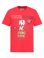 True Religion Chinese Red Printed Regular Fit Tshirt
