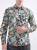 True Religion Multi Fashion Floral Print Regular Fit Shirt