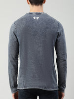 True Religion Indigo Printed Regular Fit T-Shirt