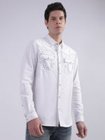 True Religion White Fashion Regular Fit Shirt