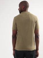 True Religion Martini Olive Logo Regular Fit Polo T-Shirt