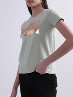 True Religion Mint Logo Regular Fit T-Shirt