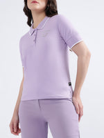 True Religion Purple Fashion Lilac Regular Fit Polo T-Shirt