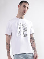True Religion White Graphic Logo Regular Fit Tshirt