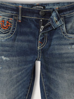 True Religion Boys Blue Solid Slim Fit Jeans