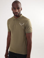 True Religion Martini Olive Regular Fit Polo T-Shirt