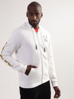 True Religion Men White Solid Round Neck Sweatshirt