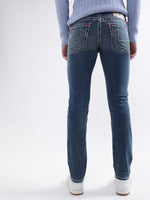 True Religion Men Blue Solid Skinny Fit Jeans