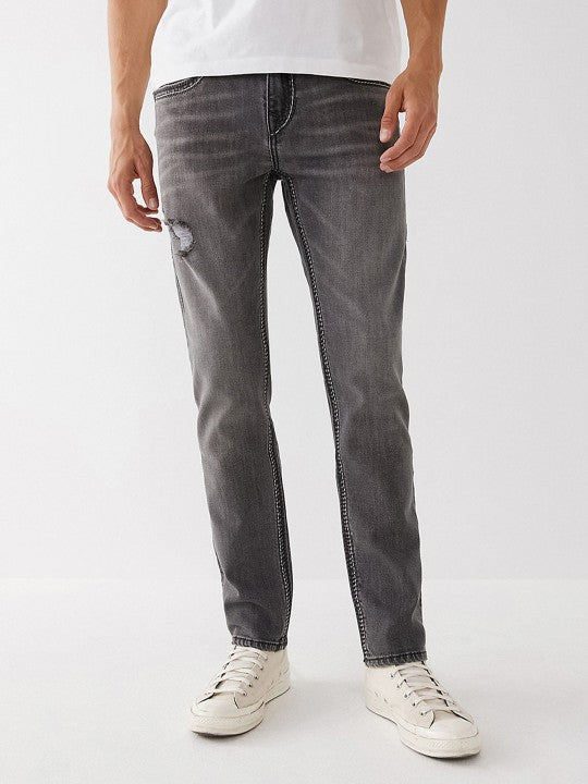 True Religion Men Big QT Rocco Skinny Fit Mid Rise Jeans