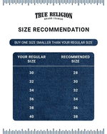 True Religion Men Blue Solid Straight Fit Jeans