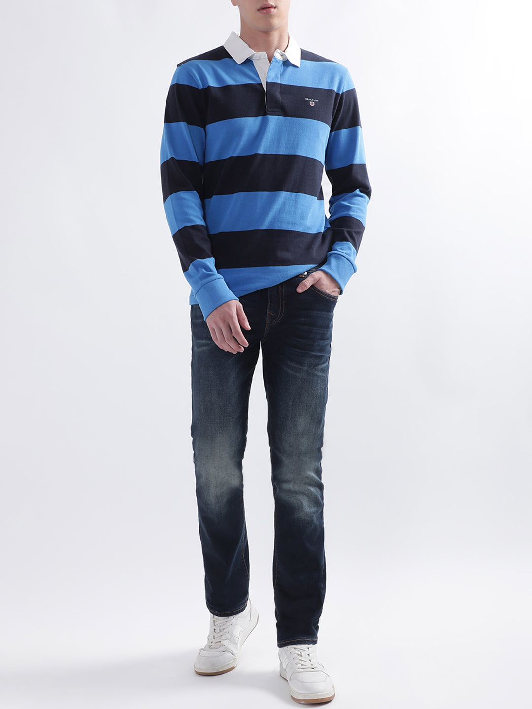 True Religion Metal Horseshoe Skinny Light Blue Mid Rise Jeans