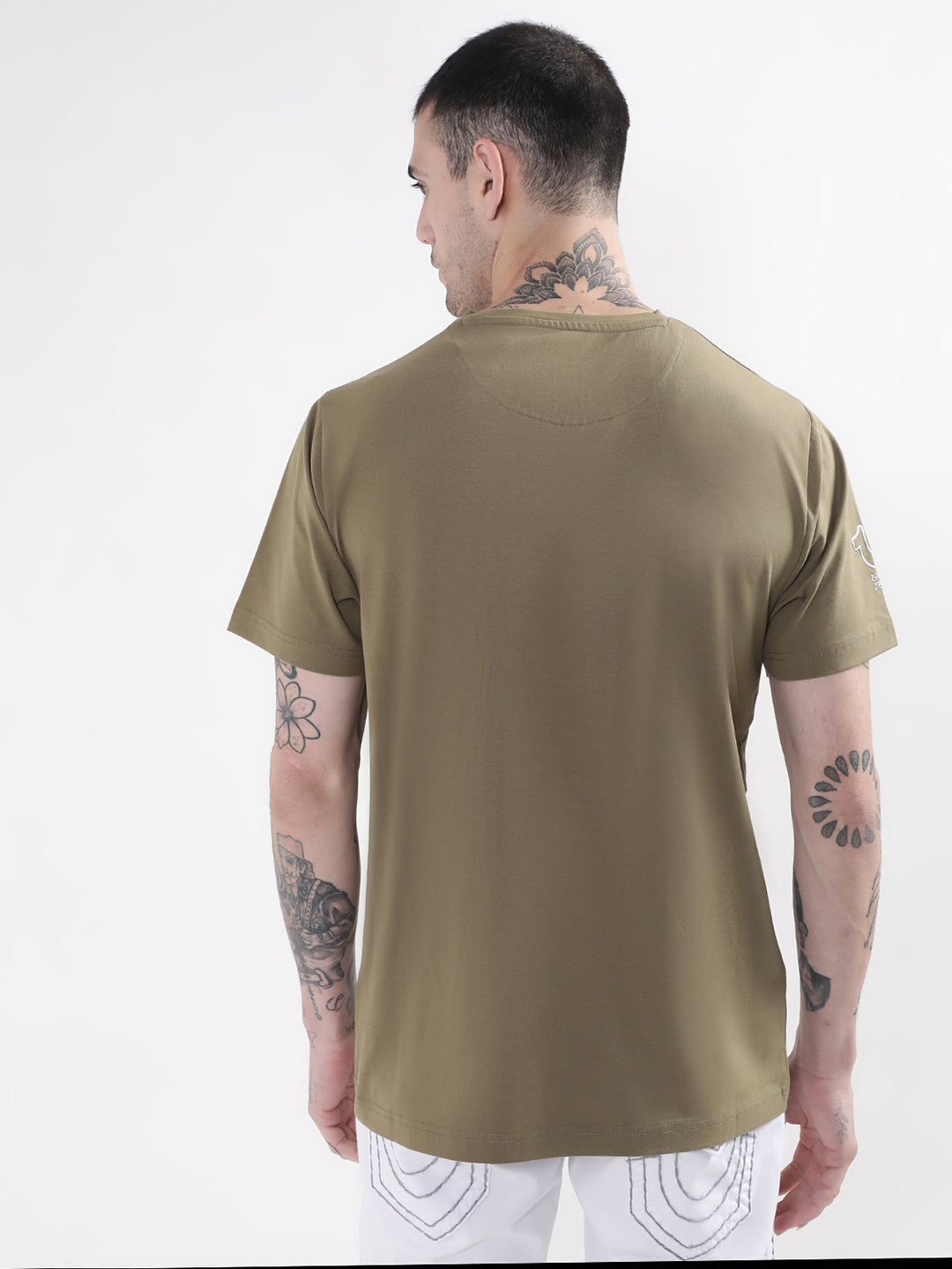 True Religion Olive Regular Fit T-Shirt