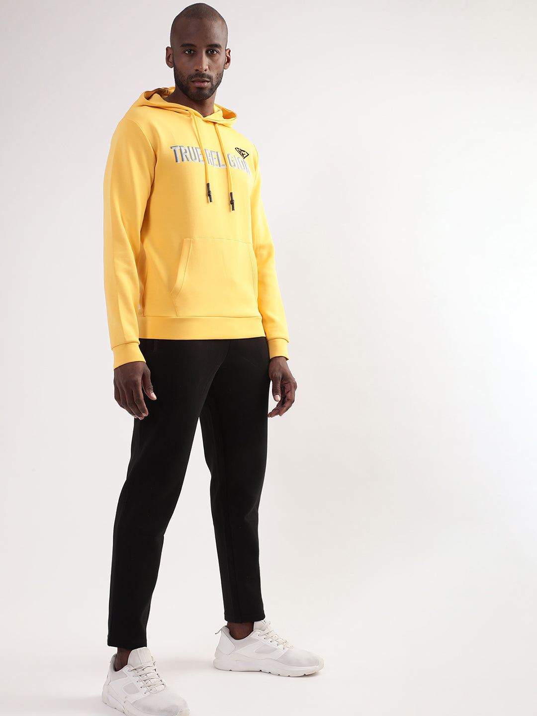 True Religion Jet Black Regular Fit Trackpants