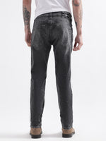 True Religion Men Blue Solid Straight Fit Jeans