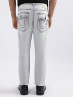 True Religion Men Blue Solid Skinny Fit Jeans