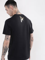True Religion Black HD Logo Regular Fit T-Shirt