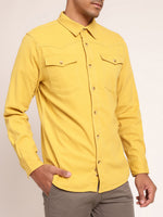 True Religion Yellow Regular Fit Shirt