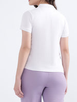 True Religion White Fashion Logo Regular Fit Polo T-Shirt