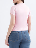 True Religion Pink Fashion Logo Regular Fit T-Shirt