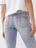 True Religion Womens Super T Jennie Skinny Fit Blue Mid Rise Jeans