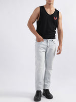 True Religion Men Blue Solid Skinny Fit Jeans