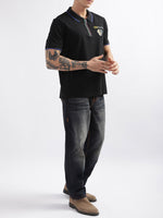 True Religion Black Fashion Regular Fit Polo T-Shirt