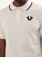 True Religion Vanilla Regular Fit Polo T-Shirt