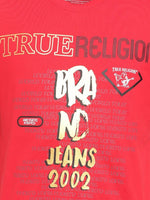 True Religion Chinese Red Printed Regular Fit Tshirt