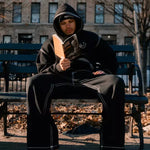 True Religion Men Solid Hooded Full Sleeves Sweatshirt