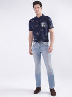 True Religion Super T Straight Blue Lightly Washed Mid Rise Jeans