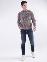 True Religion Men Blue Solid Skinny Fit Jeans