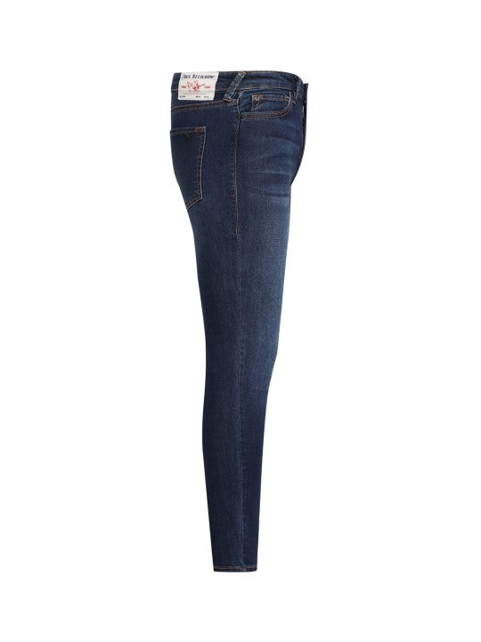 True Religion Womens Hs Halle Super Skinny FitMid Rise Jeans
